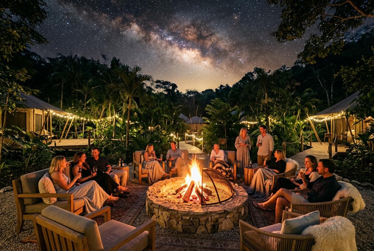 Bonfire at Green Heritage Resort